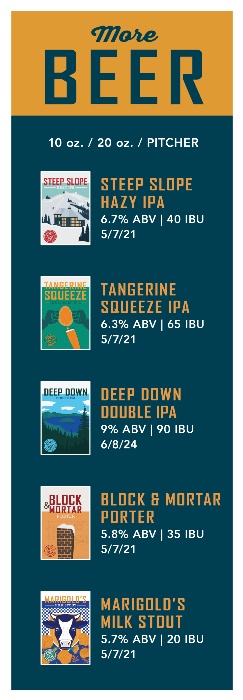 MENU Common Block Brewing Company