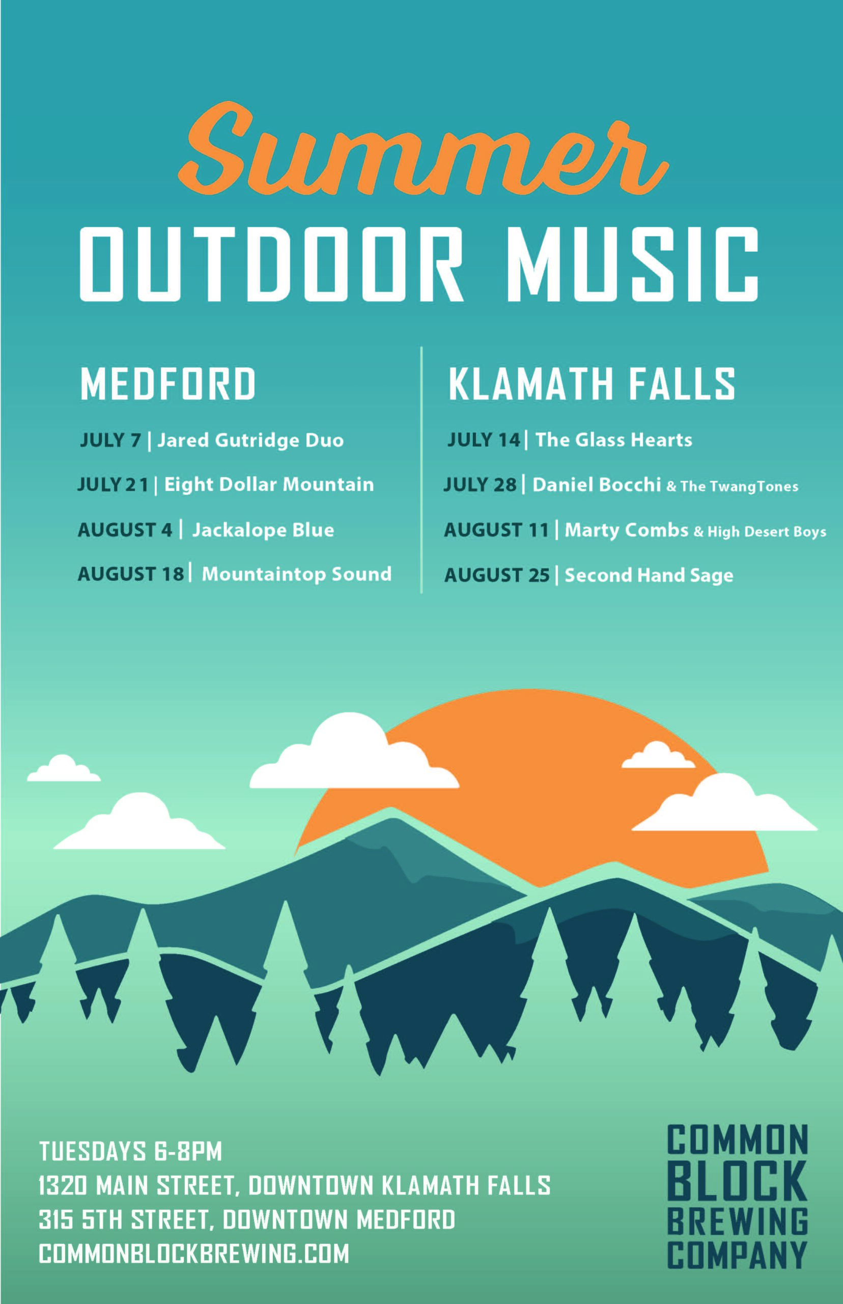 Summer Outdoor Music 2026 Common Block